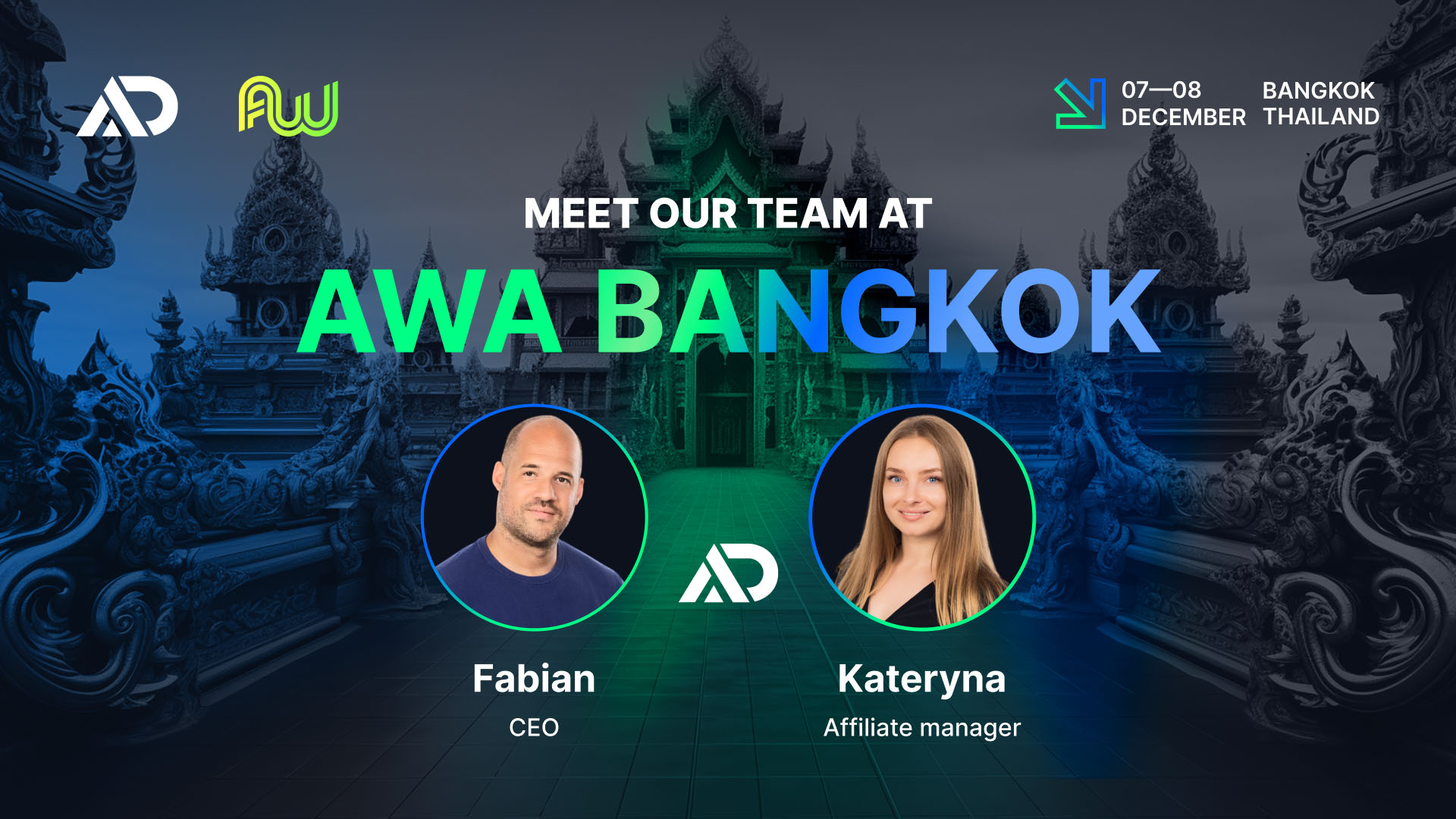 Meet Adthorized team at AWA Bangkok